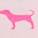Розовый тюльпан, принт с собакой (Pink Tulip Dog Print)