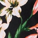 Чёрный с ботаническим принтом (Black Botanical)