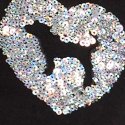 Чёрный с блёстками (Pure Black Sequins)