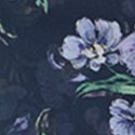 Чёрный с синим цветочным принтом (Black/Blue Floral)