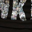 Чёрный с блёстками (Pure Black Sequins)