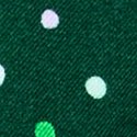 Тёмный сад в зелёный горошек (Dark Garden Green Dots Print)