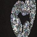 Чёрный с блёстками (Pure Black Sequins)