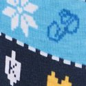 Noir Navy Hanukkah Print