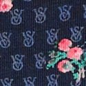 Цветочный принт, тёмно-синий (Noir Navy Floral)