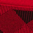 Bright Vermilion Buffalo Check Print