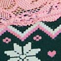 Dark Garden Fair Isle Print