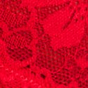 Bright Vermilion Bow Print