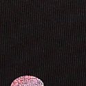 Black with Pink Dot Print