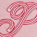 Coconut Pink with Candy Cane Binding
