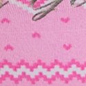 Pink Lollipop Fair Isle with Shine