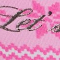 Pink Lollipop Fair Isle with Shine