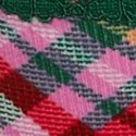 Dark Garden Plaid Print