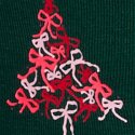 Velvet Pine Ribbon Tree