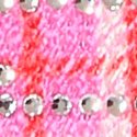 Pink Plaid Block Bling Logo