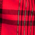 Lipstick/Black Mixed Plaid Print